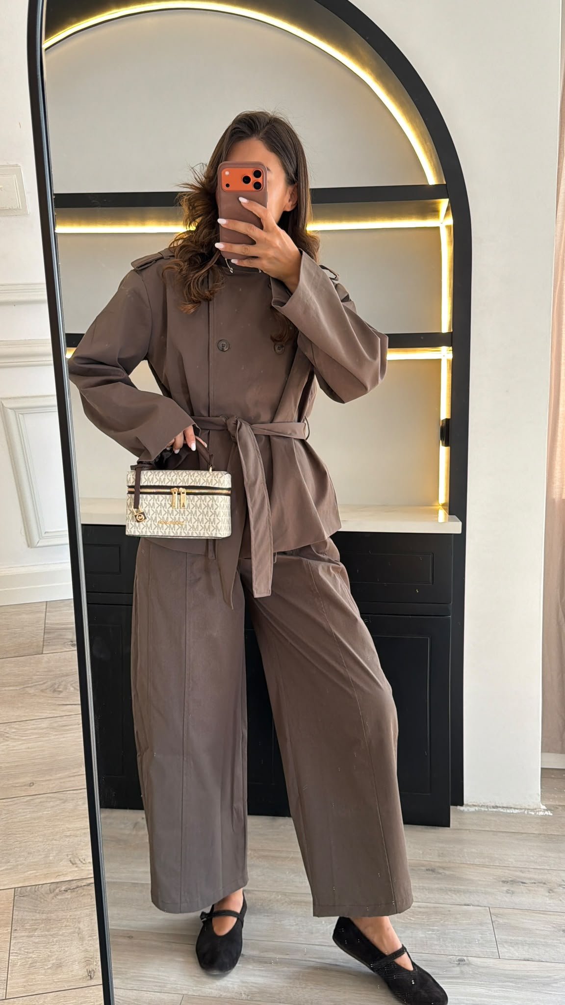 Kahverengi Ceket Pantalon Takım - Görsel 2